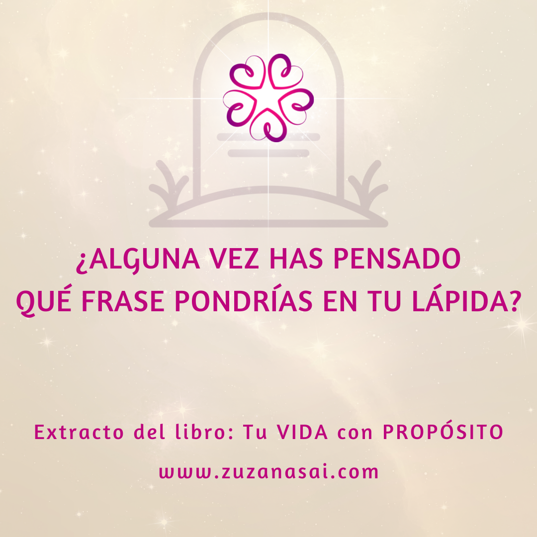 💜 ¿Alguna vez has pensado qué frase pondrías en tu lápida?