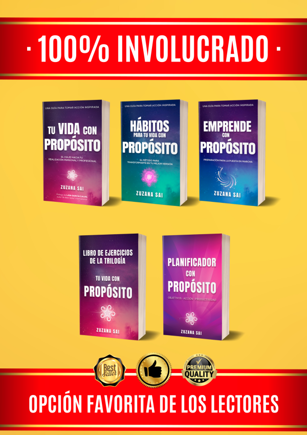 Pack Trilogía + Libro de Ejercicios + Planificador con Propósito